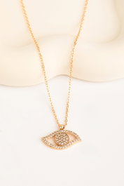 Heliophilia Silver Collar de Metal en Oro con Recubrimiento de Laca ELKGC68389